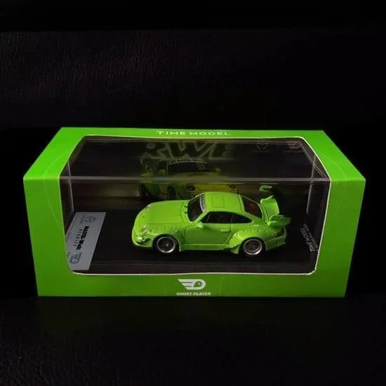 1:64 Porsche RWB 993 Green 2020  Edition DieCast Model Car