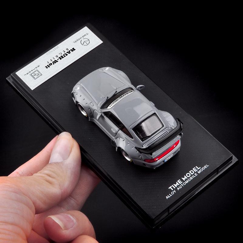 1:64 Rauh-Welt Begriff RWB 993 Gray DieCast Model Car