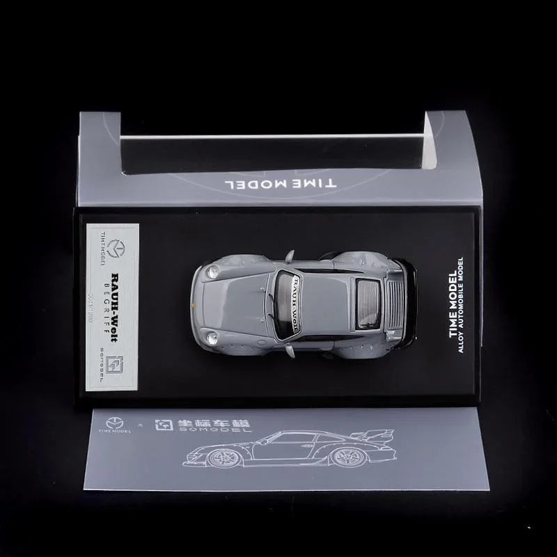 1:64 Rauh-Welt Begriff RWB 993 Gray DieCast Model Car