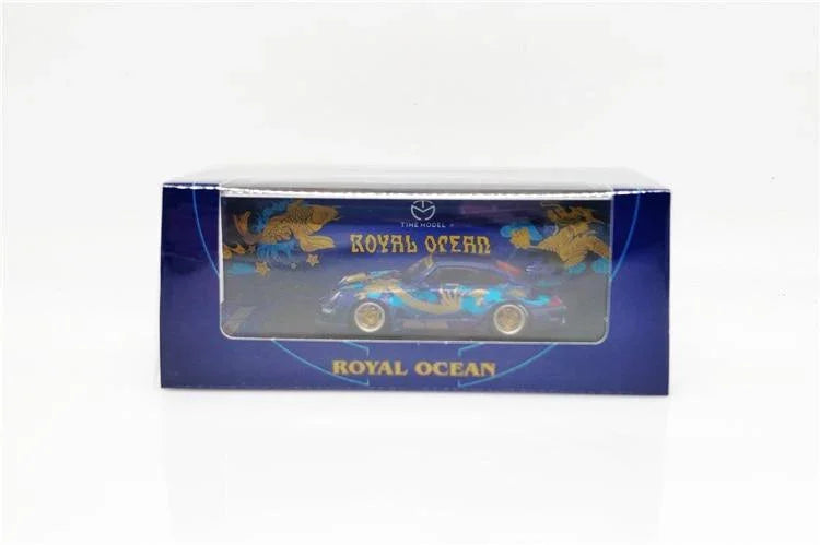1:64 RAUH-Welt Begriff RWB 993 Royal Ocean Blue Diecast Model Car