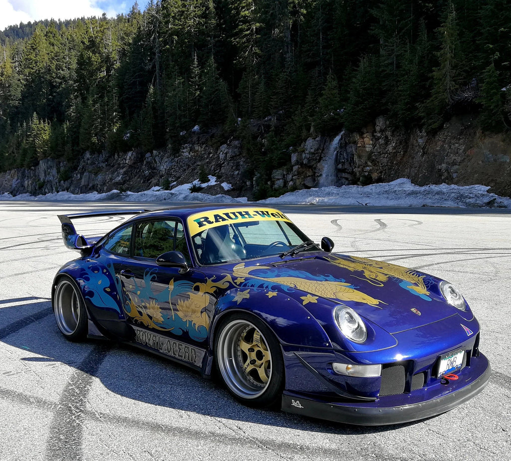 1:64 RAUH-Welt Begriff RWB 993 Royal Ocean Blue Diecast Model Car