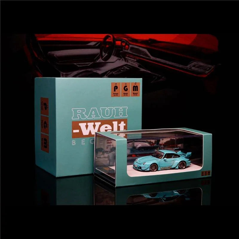 1:64 RWB Porsche 911 RAUH-Welt BEGRIFF 993 Tiffany Diecast Model Car