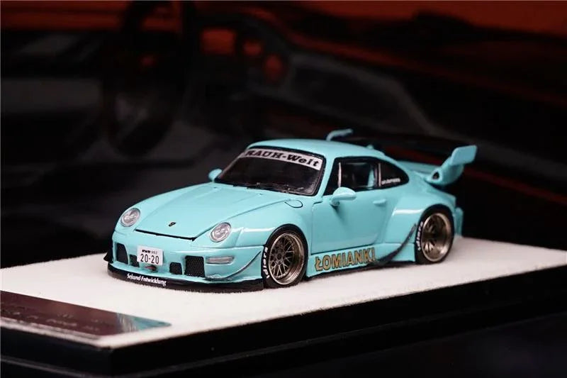 1:64 RWB Porsche 911 RAUH-Welt BEGRIFF 993 Tiffany Diecast Model Car