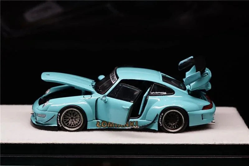 1:64 RWB Porsche 911 RAUH-Welt BEGRIFF 993 Tiffany Diecast Model Car