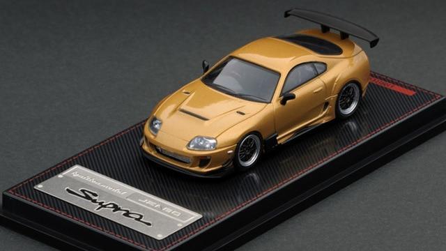 1:64 Toyota  Supra (JZA80) RZ gold/silver Diecast Model Car