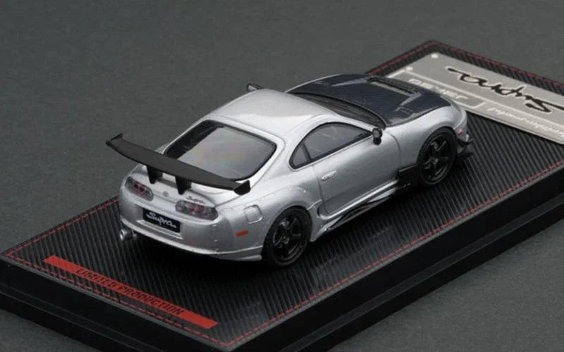 1:64 Toyota  Supra (JZA80) RZ gold/silver Diecast Model Car
