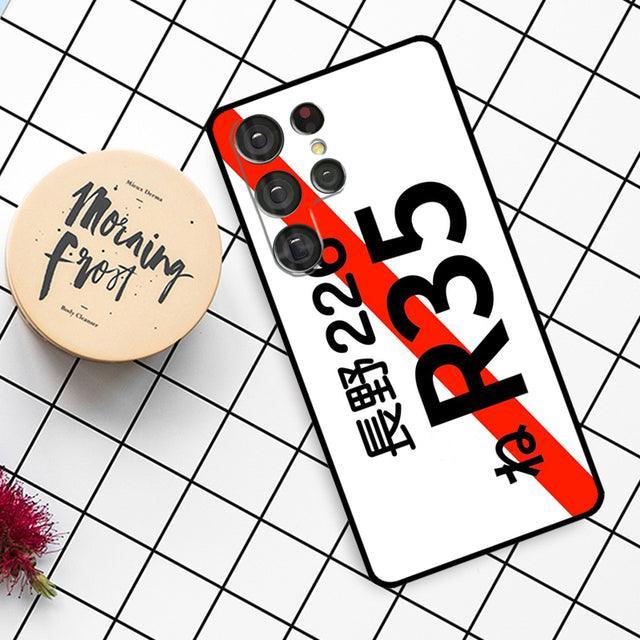 JDM Slash License Plate case for Samsung