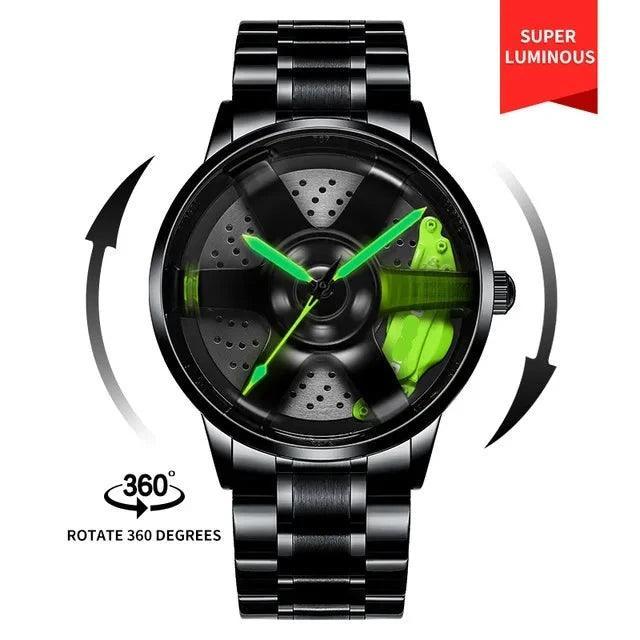 3D Spinning Dial JDM Wheel Watches