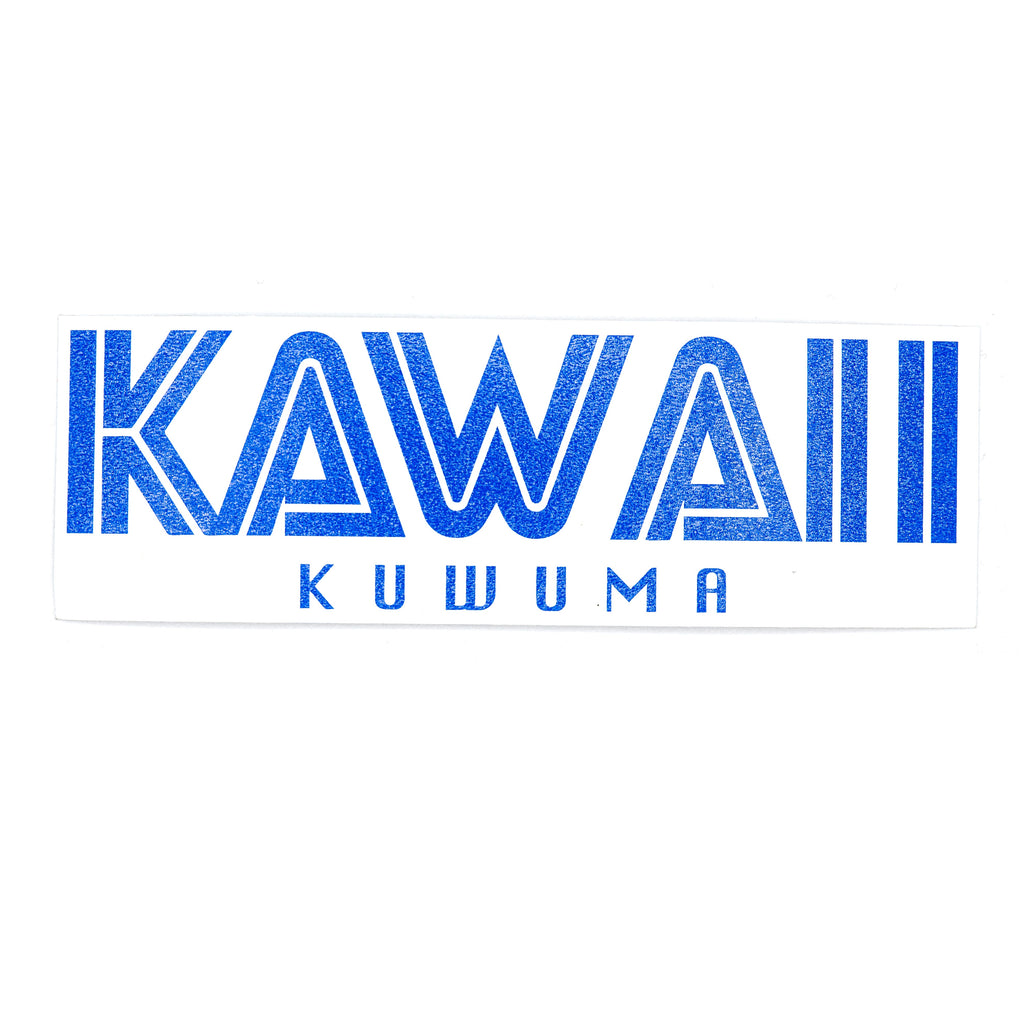 Video game inspired Kawaii Kuwuma Logo Die-Cut