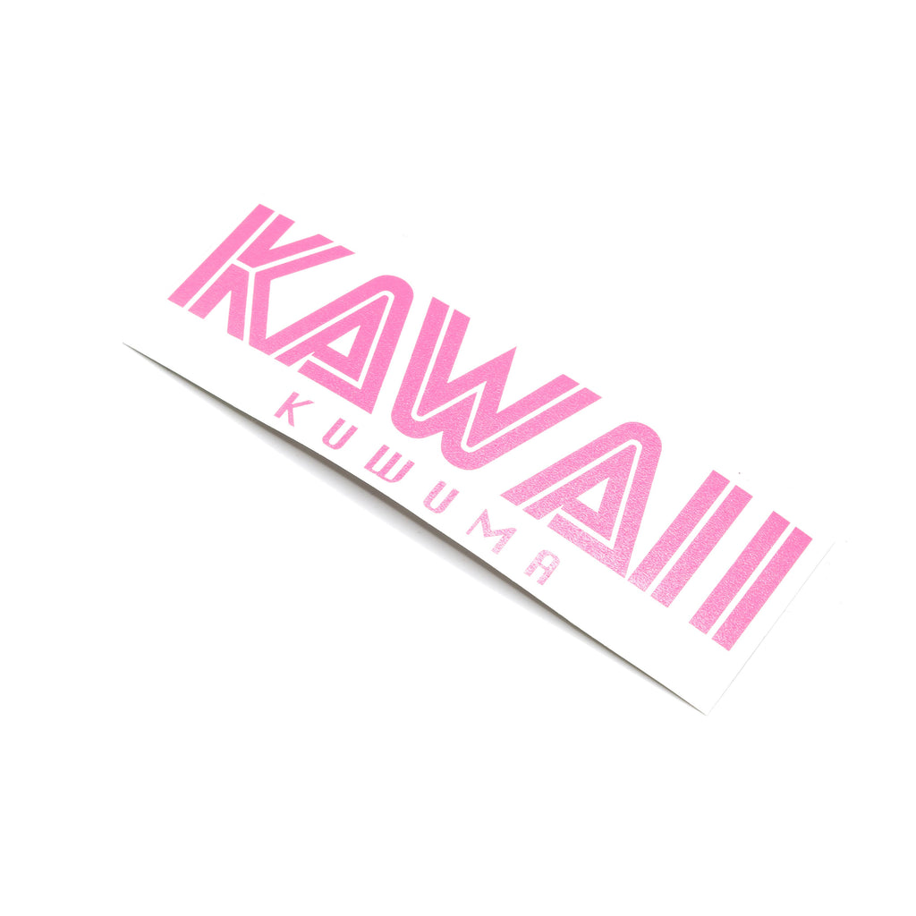 Video game inspired Kawaii Kuwuma Logo Die-Cut