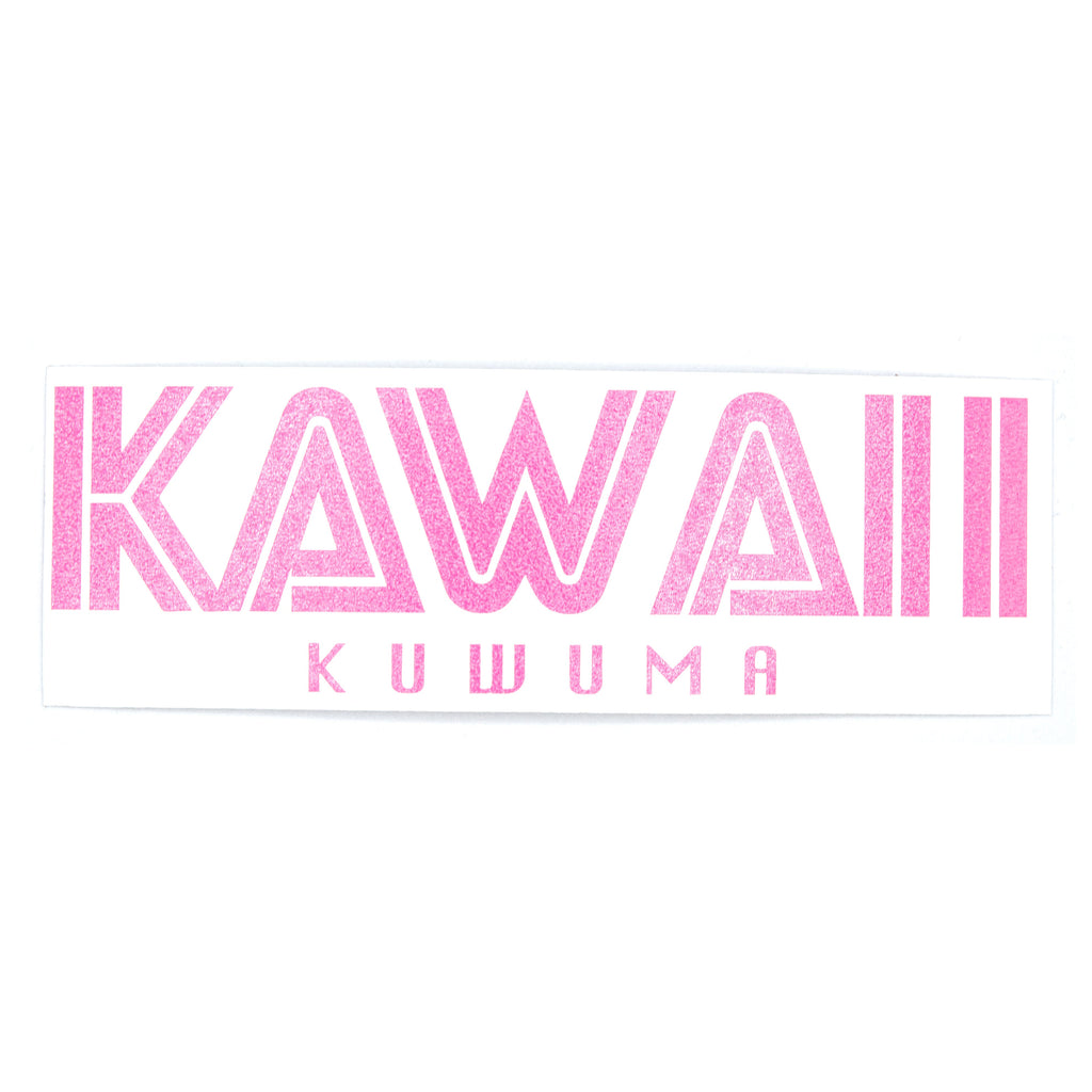 Video game inspired Kawaii Kuwuma Logo Die-Cut