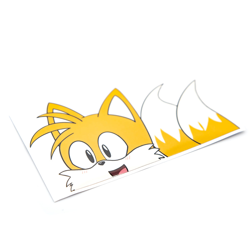 Tails Vinyl Peeking Sticker