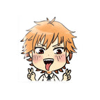 Denji Peeking Sticker