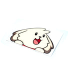 Peeking Mochi Vinyl Peeker Decal