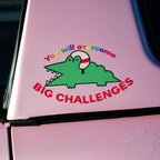Big Challenges Sticker