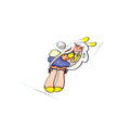 Light Magical Girl UwU Sticker