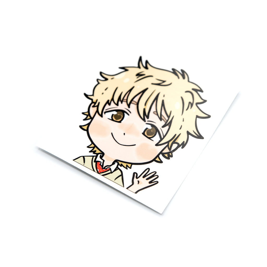 Shima-kun Peeking Sticker