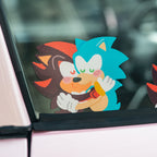 Sonic x Shadow Peeking Sticker