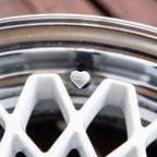 Heart Shaped Valve Stem Caps
