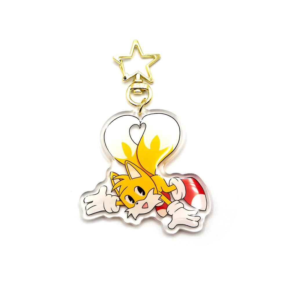 Tails Acrylic Resin Finished Charm