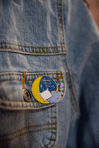 Always Tired Society Pin - Mental Health Awareness Hard Enamel Pin