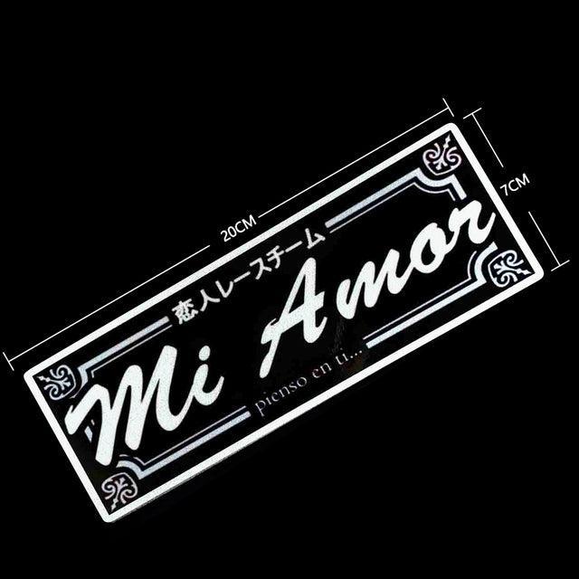 Reflective JDM VIP slap sticker 20cm long