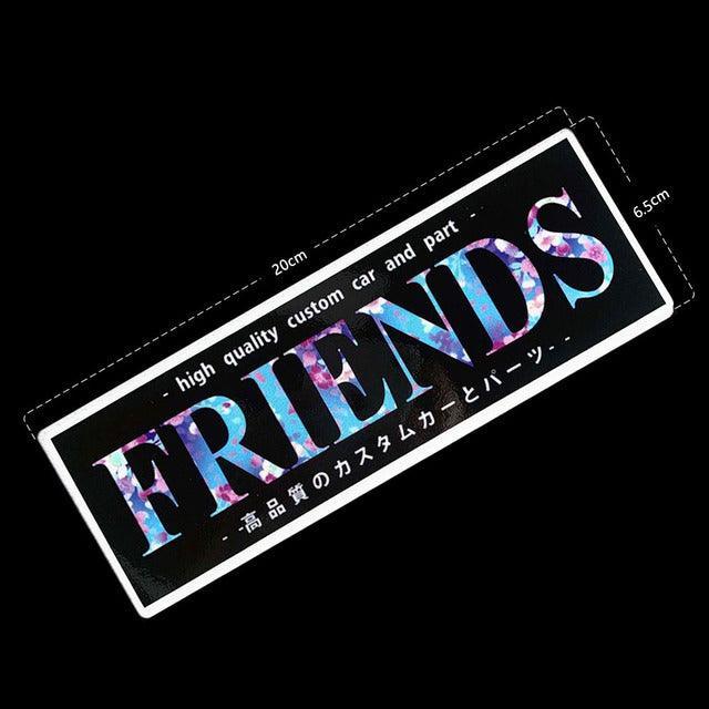 Reflective JDM VIP slap sticker 20cm long