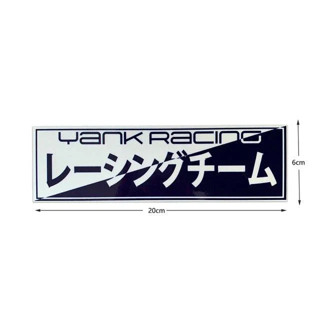 Reflective JDM anime girl sticker - 20cm long
