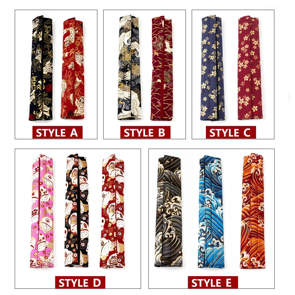 Universal 2PCS JDM Style Seat Belt Cover