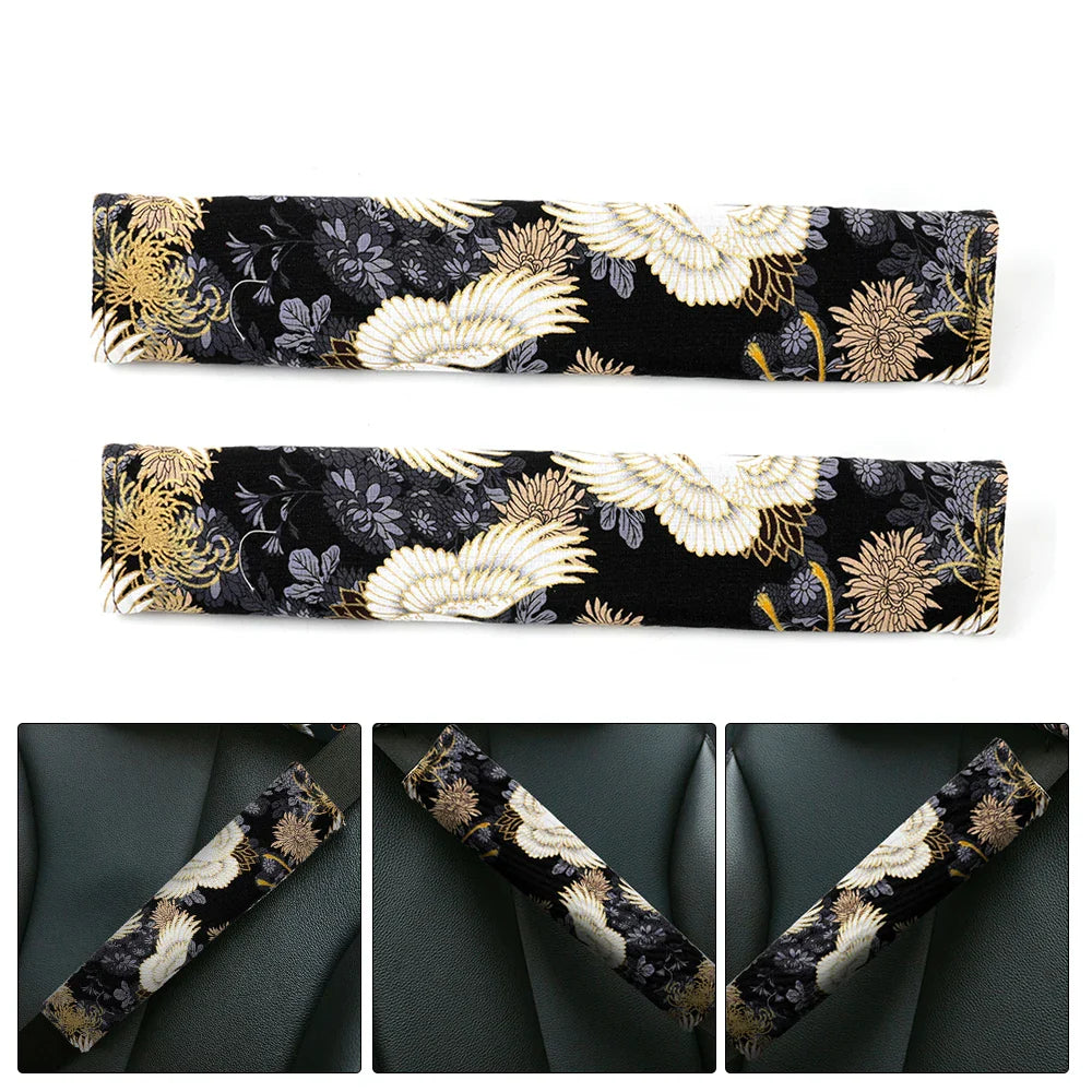 Universal 2PCS JDM Style Seat Belt Cover