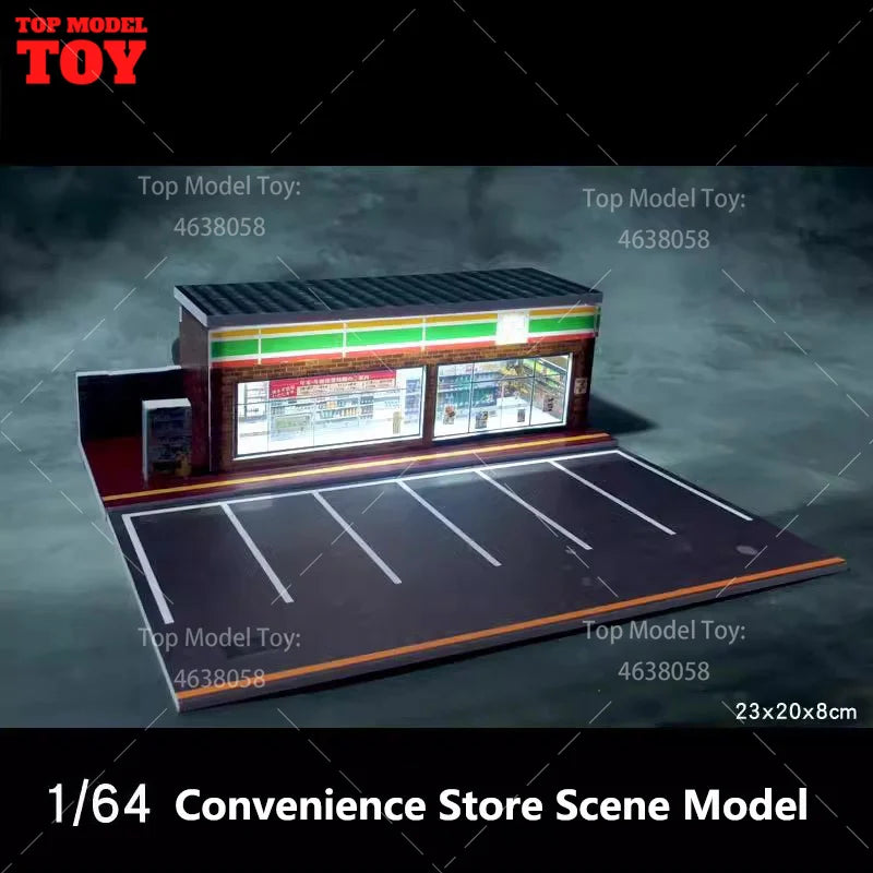 1/64 JDM Convenience Store LED Lighting Parking Lot