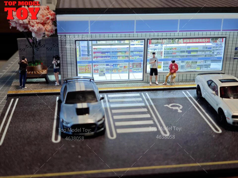 1/64 JDM Convenience Store LED Lighting Parking Lot