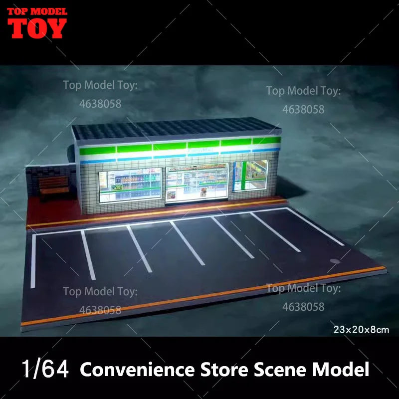 1/64 JDM Convenience Store LED Lighting Parking Lot
