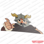 Senshi Peeking Sticker