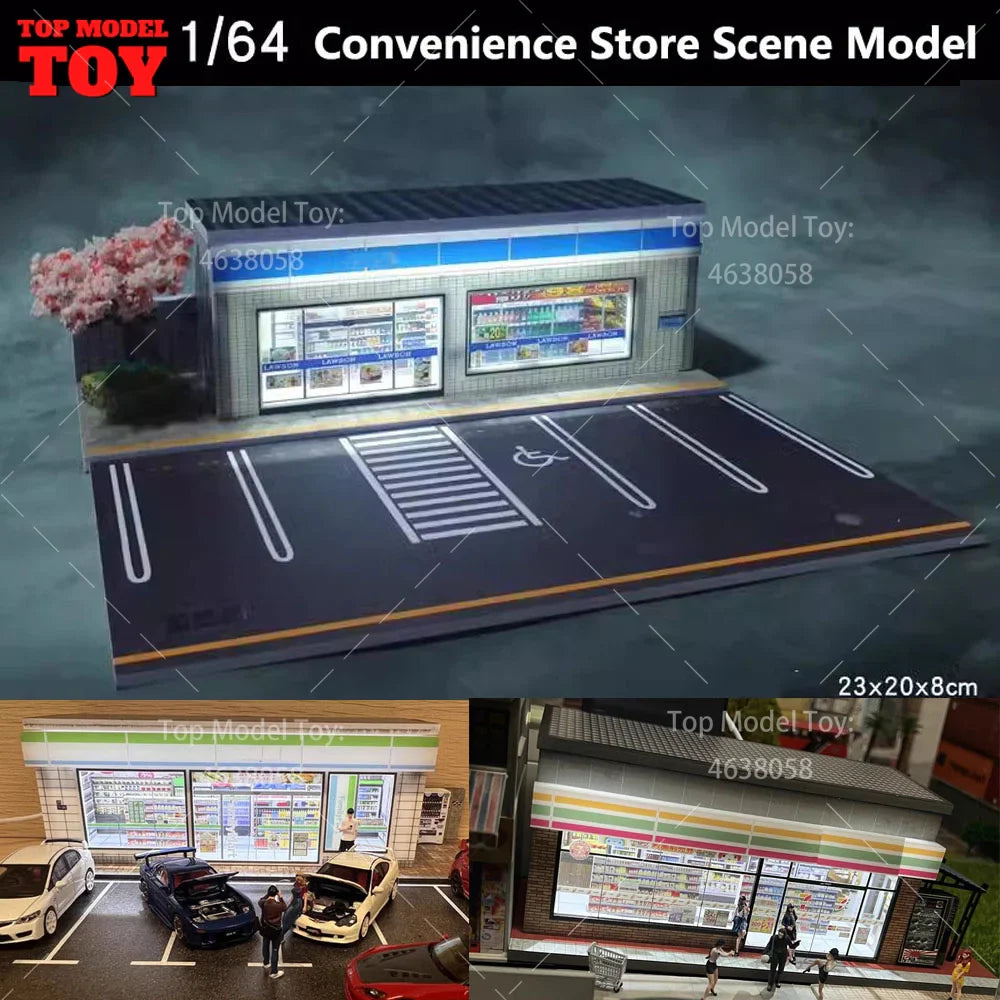 1/64 JDM Convenience Store LED Lighting Parking Lot