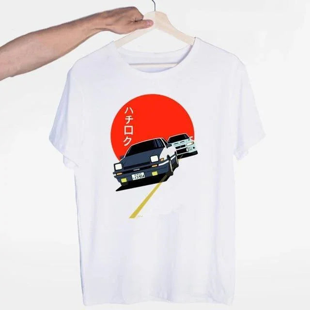 AE86 T-shirt - Four styles in classic white