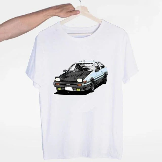AE86 T-shirt - Four styles in classic white
