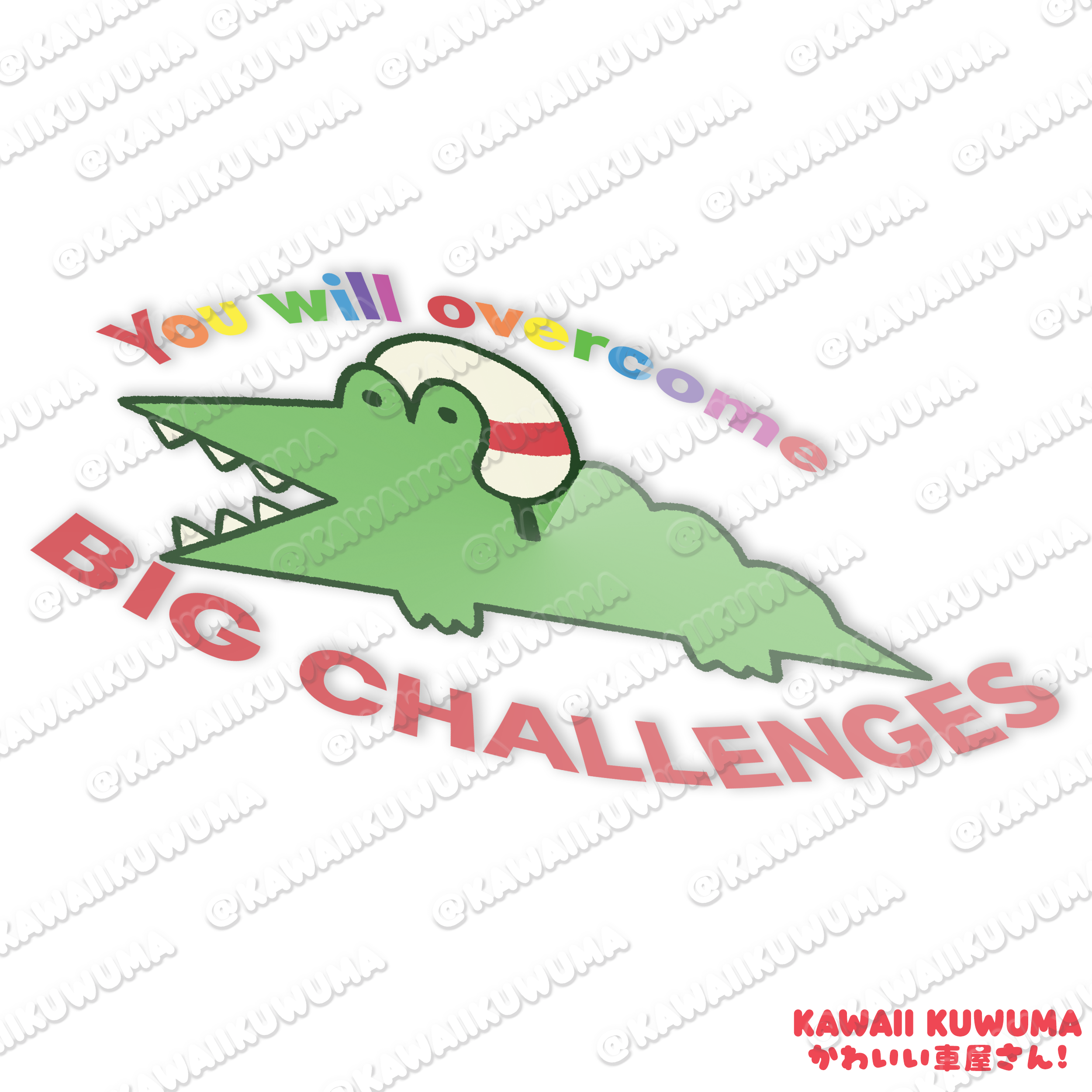 Big Challenges Sticker