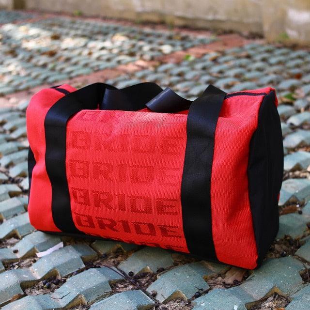 Bride fabric duffle bag / travel bag