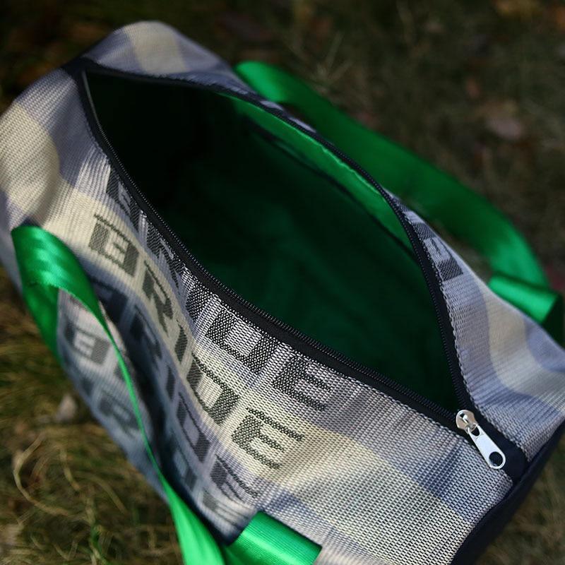 Bride fabric duffle bag / travel bag