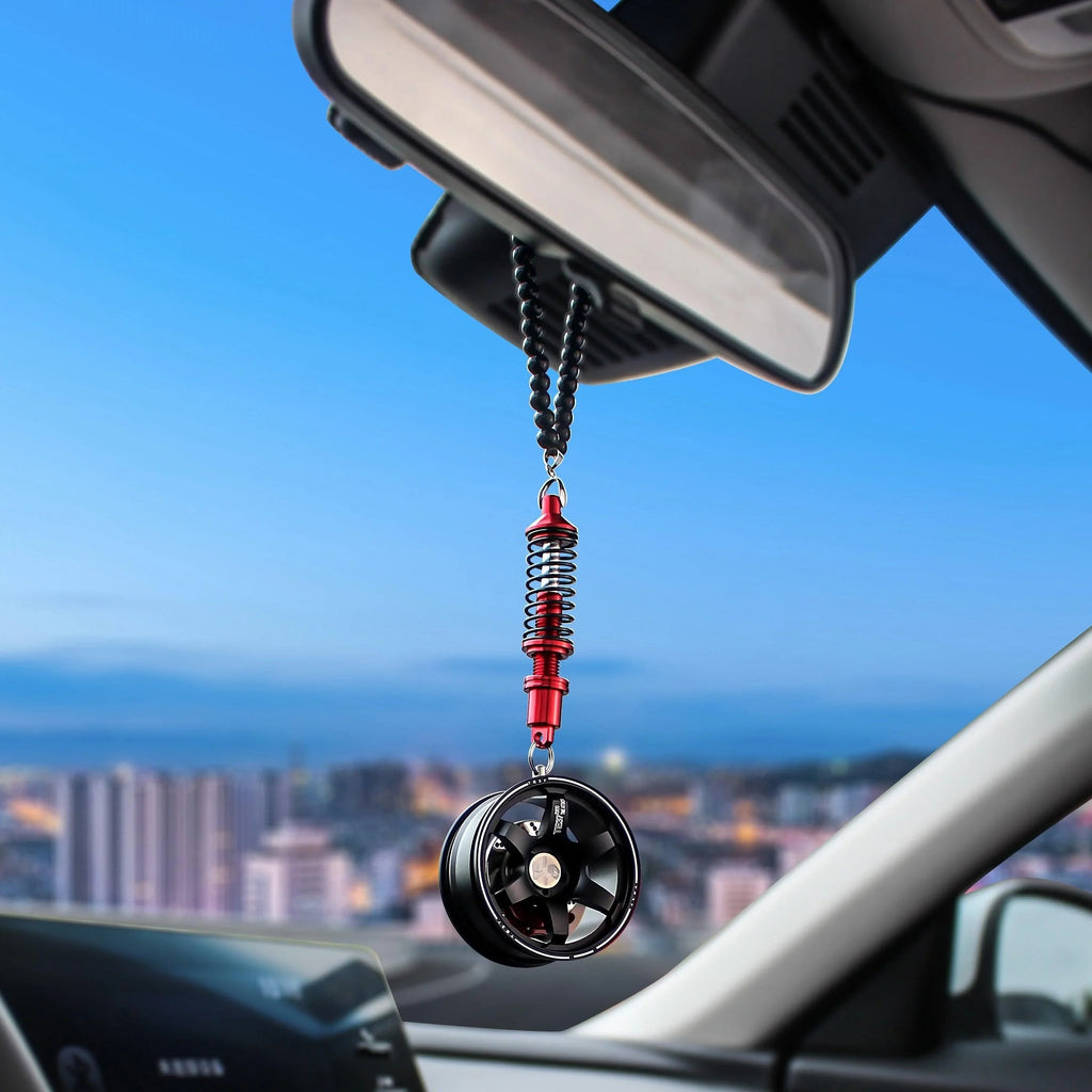 Coilover and JDM Wheel hanging ornament