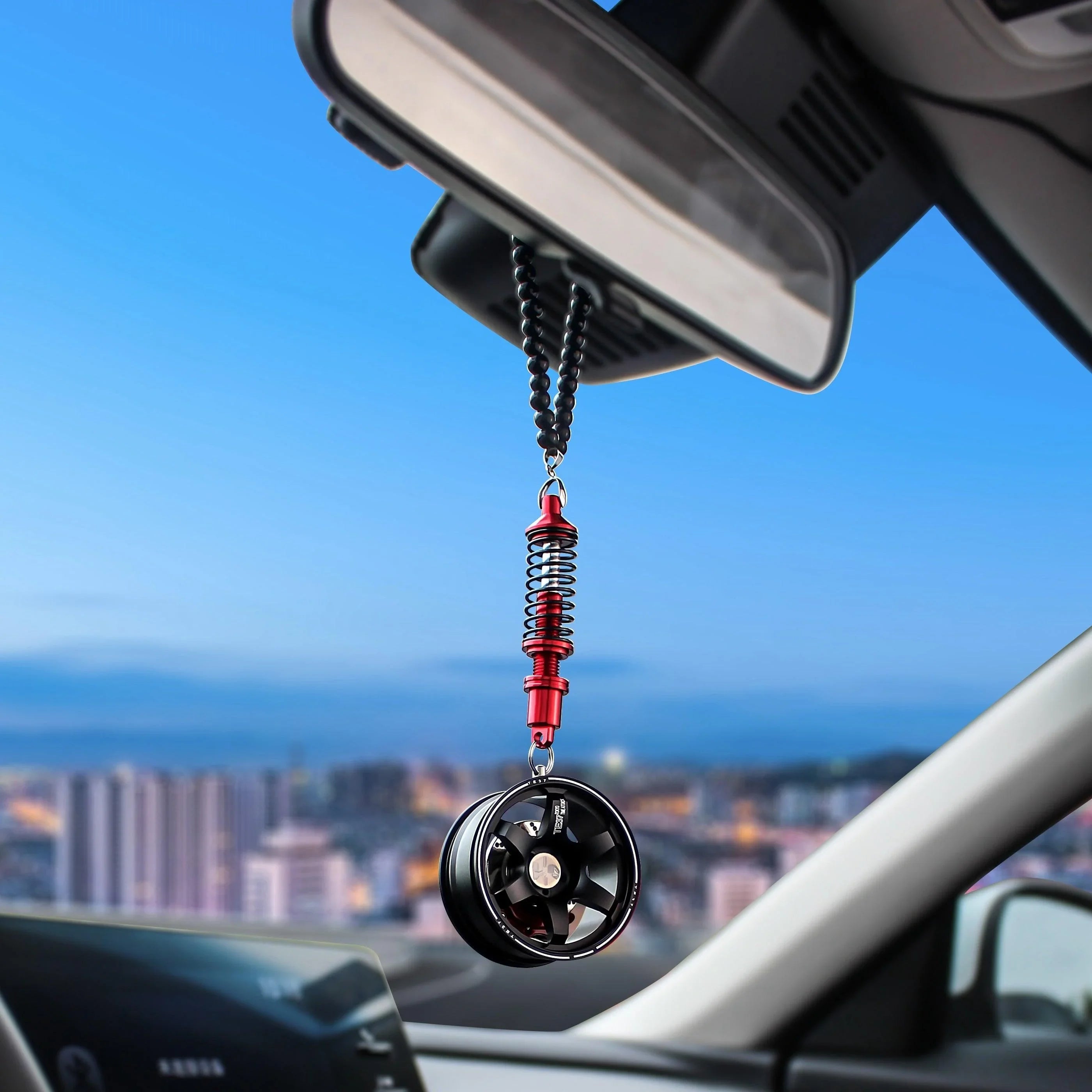 Coilover and JDM Wheel hanging ornament