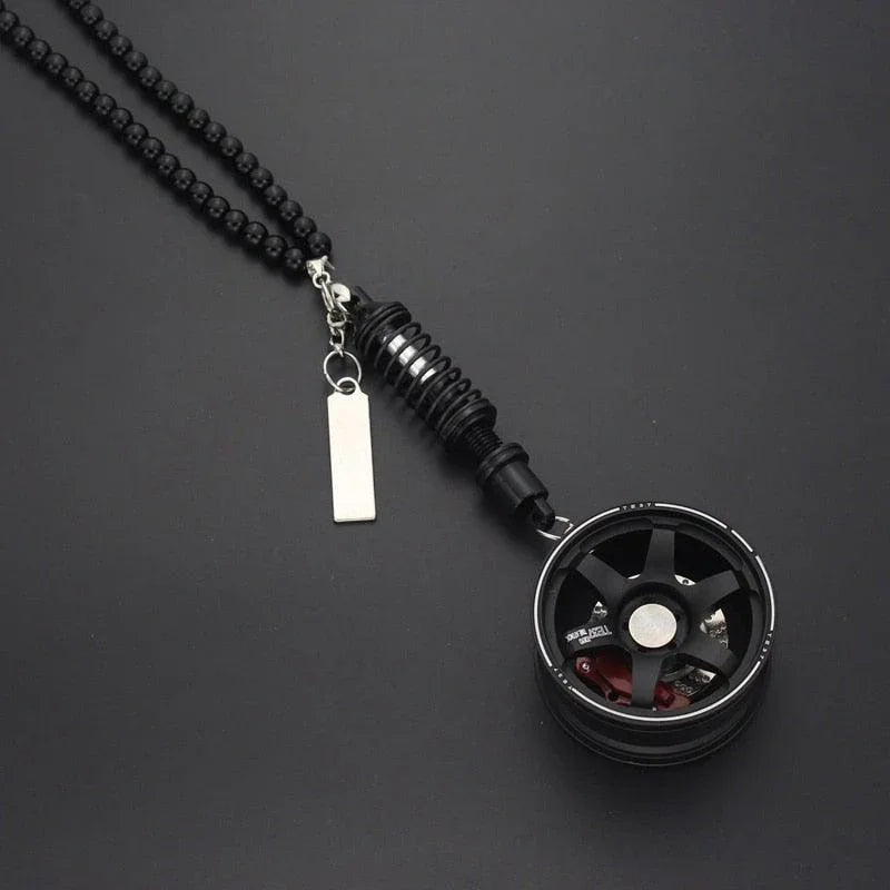 Coilover and JDM Wheel hanging ornament