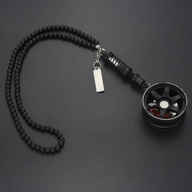 Coilover and JDM Wheel hanging ornament