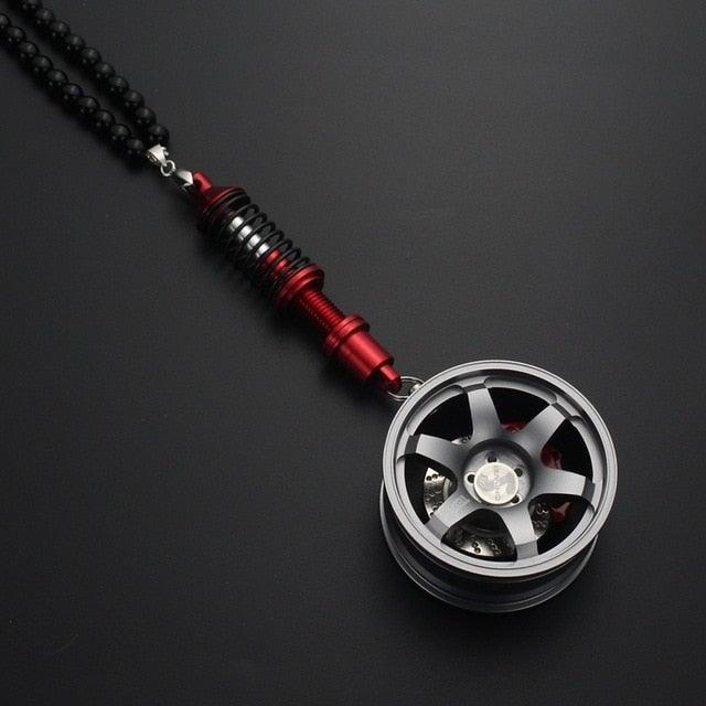 Coilover and JDM Wheel hanging ornament