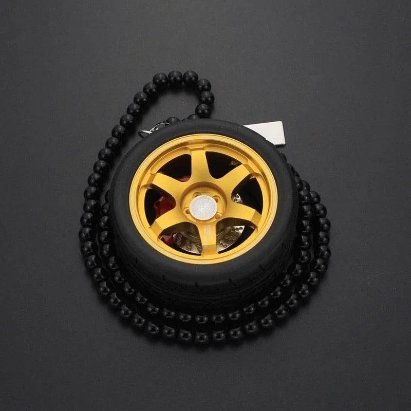 Coilover and JDM Wheel hanging ornament