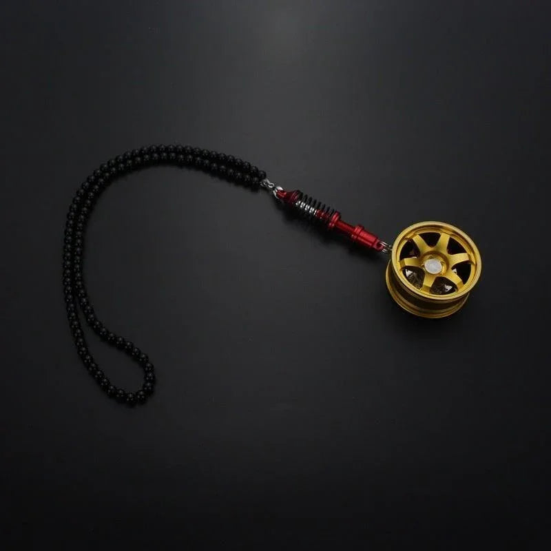 Coilover and JDM Wheel hanging ornament