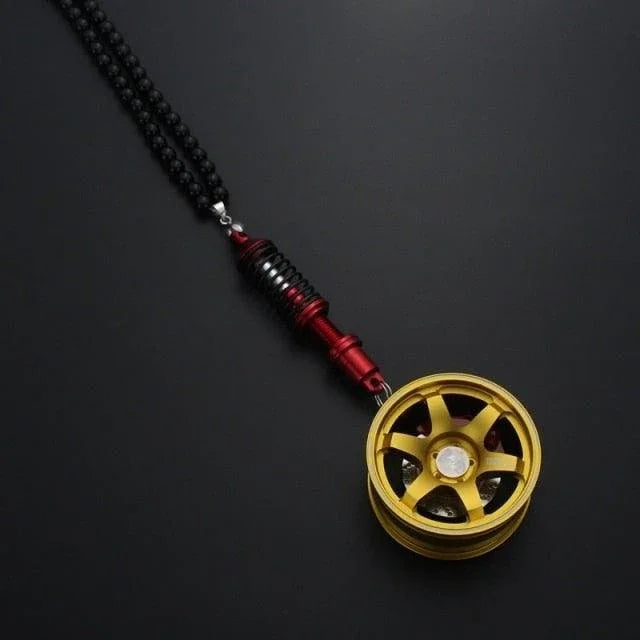Coilover and JDM Wheel hanging ornament