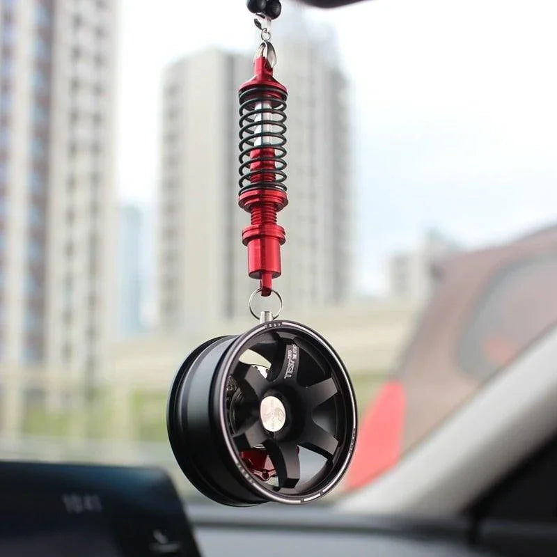Coilover and JDM Wheel hanging ornament