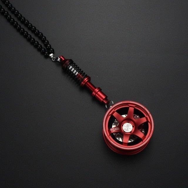 Coilover and JDM Wheel hanging ornament